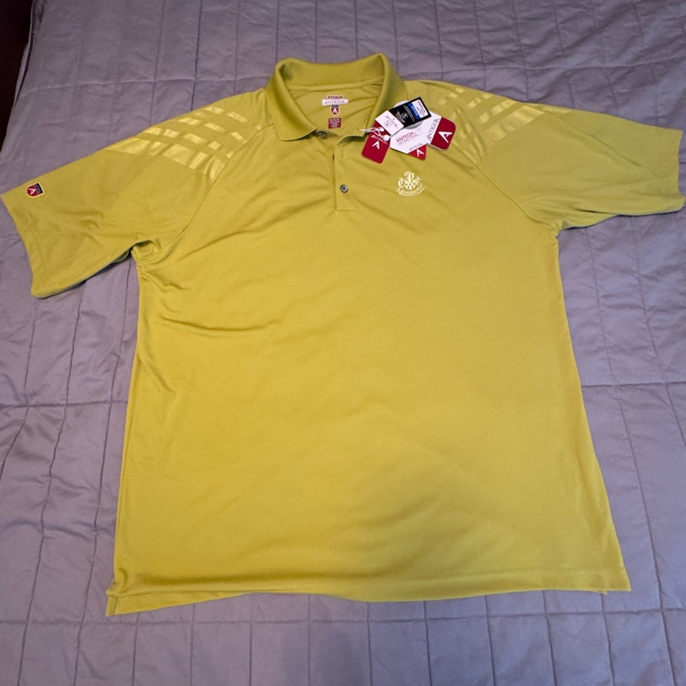 Antigua Bright Green Polo Shirt
